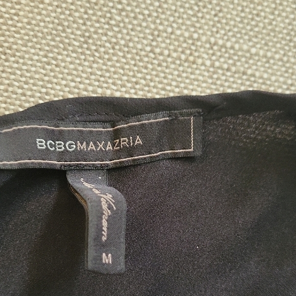 BCBG MaxAzria Womens Size M Asymmetrical Babydoll Top Whimsigoth, - Picture 2 of 8